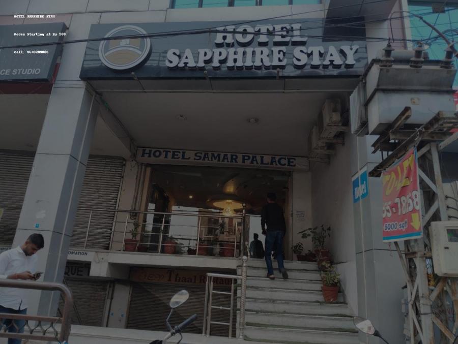 Budget Hotel in Jaipur Near Shyam Nagar – Rooms from ₹500 | Sapphire Stay