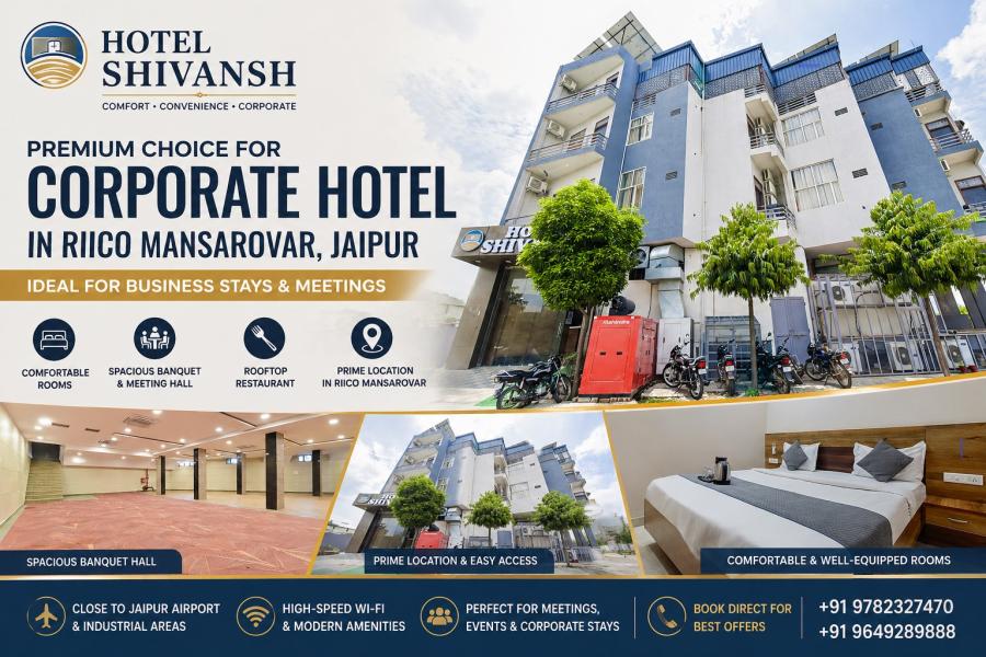 Shivansh Corporate Hotel in RIICO Mansarovar Jaipur