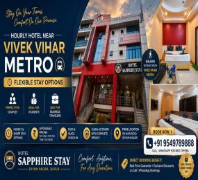 Hourly Hotel Near Vivek Vihar Metro Jaipur